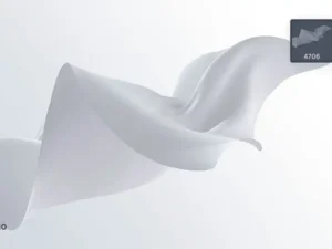 elegant wavy cloth photoshop brushes 10