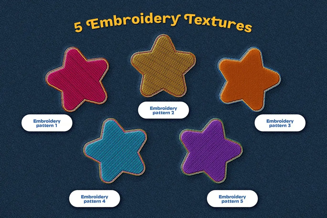 Embroidery Photoshop Mockups