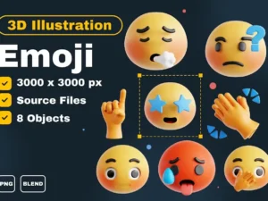 emoji 3d icon set1