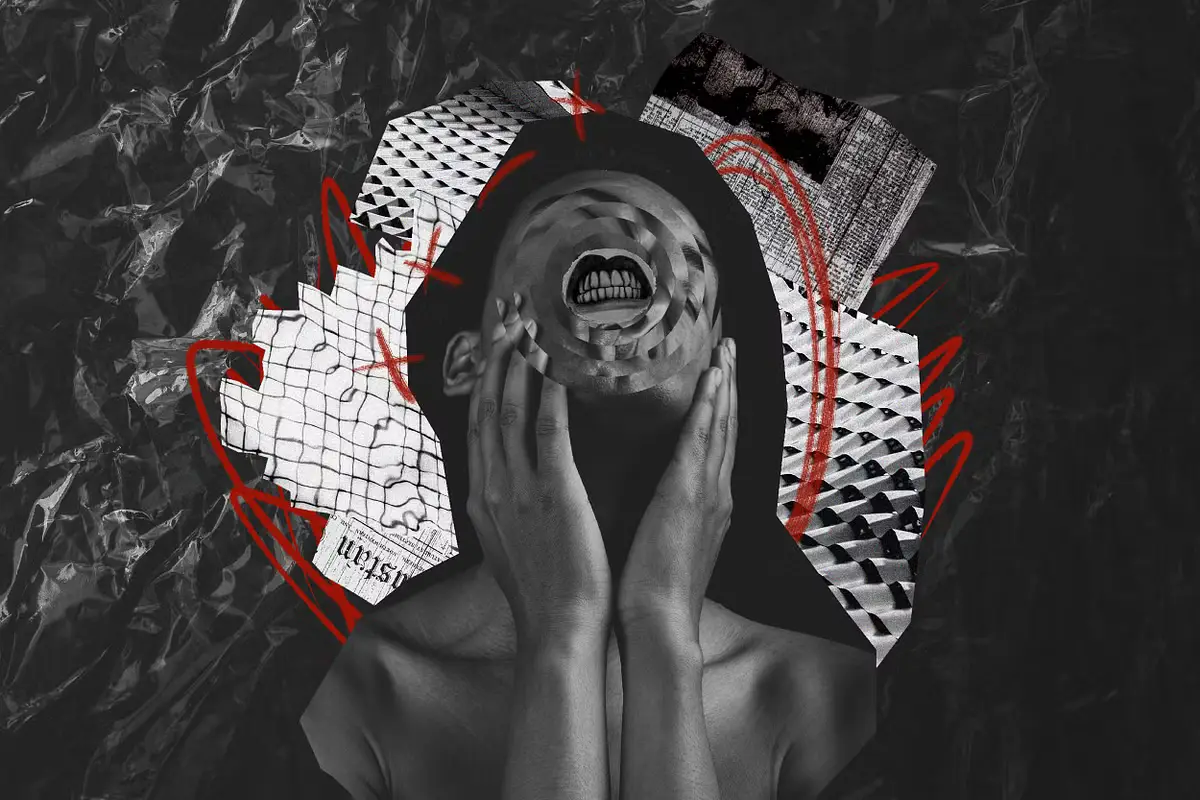Emotions. Collage & Illustrations 2 emotions collage illustrations 2