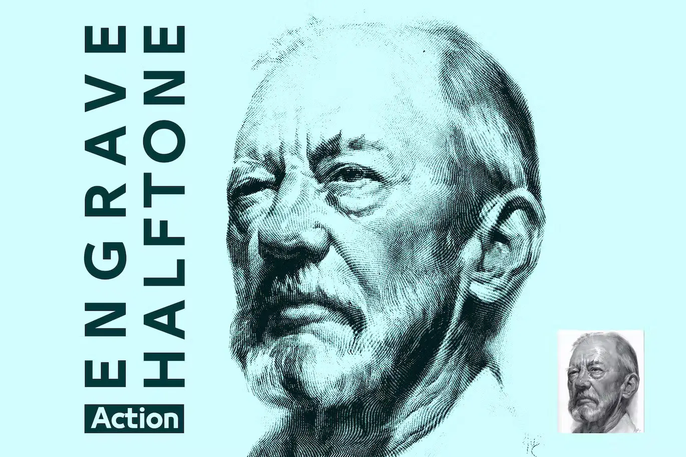 Engrave Halftone Action