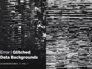 error glitched data backgrounds2