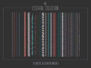 essential artistic illustrator brush collection1