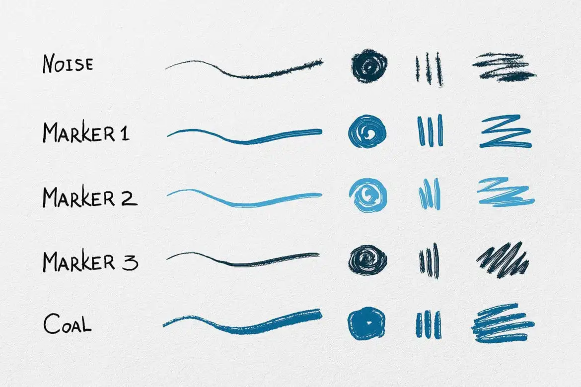 Essential Hand Drawn Brushes