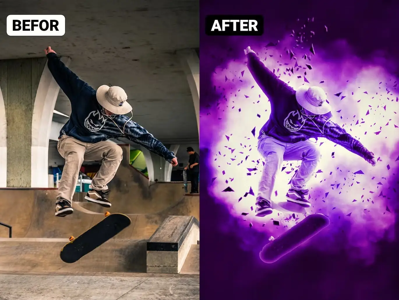 Explosion Effect Photoshop Action
