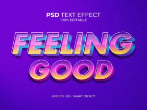 feeling good text effect