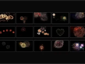 festive fireworks overlays3