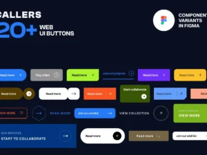 figma web ui buttons kit1