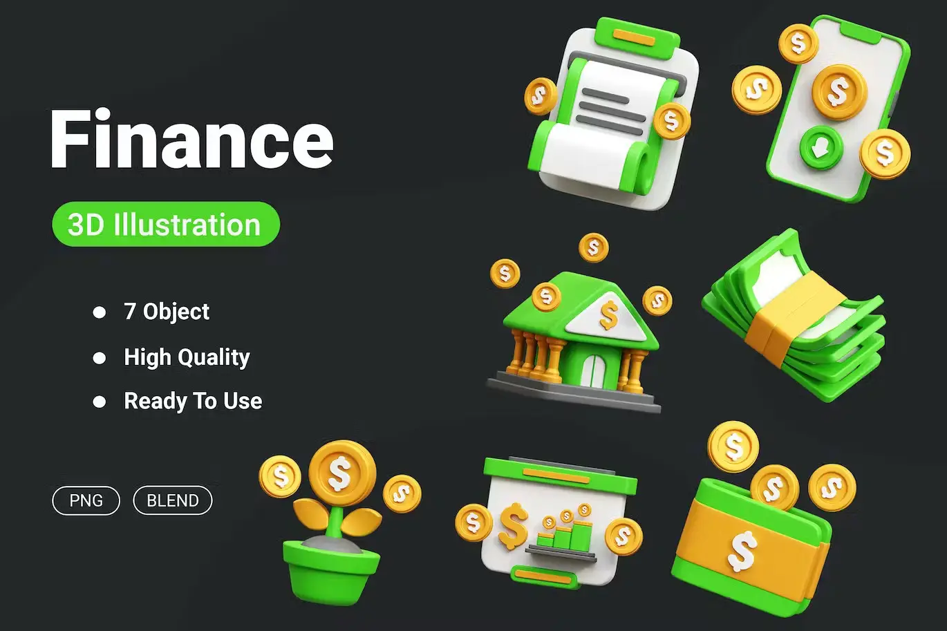 Finance 3D Icon