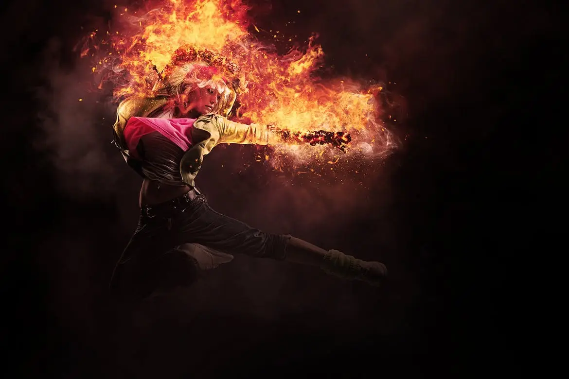 Fire Animation Photoshop Action