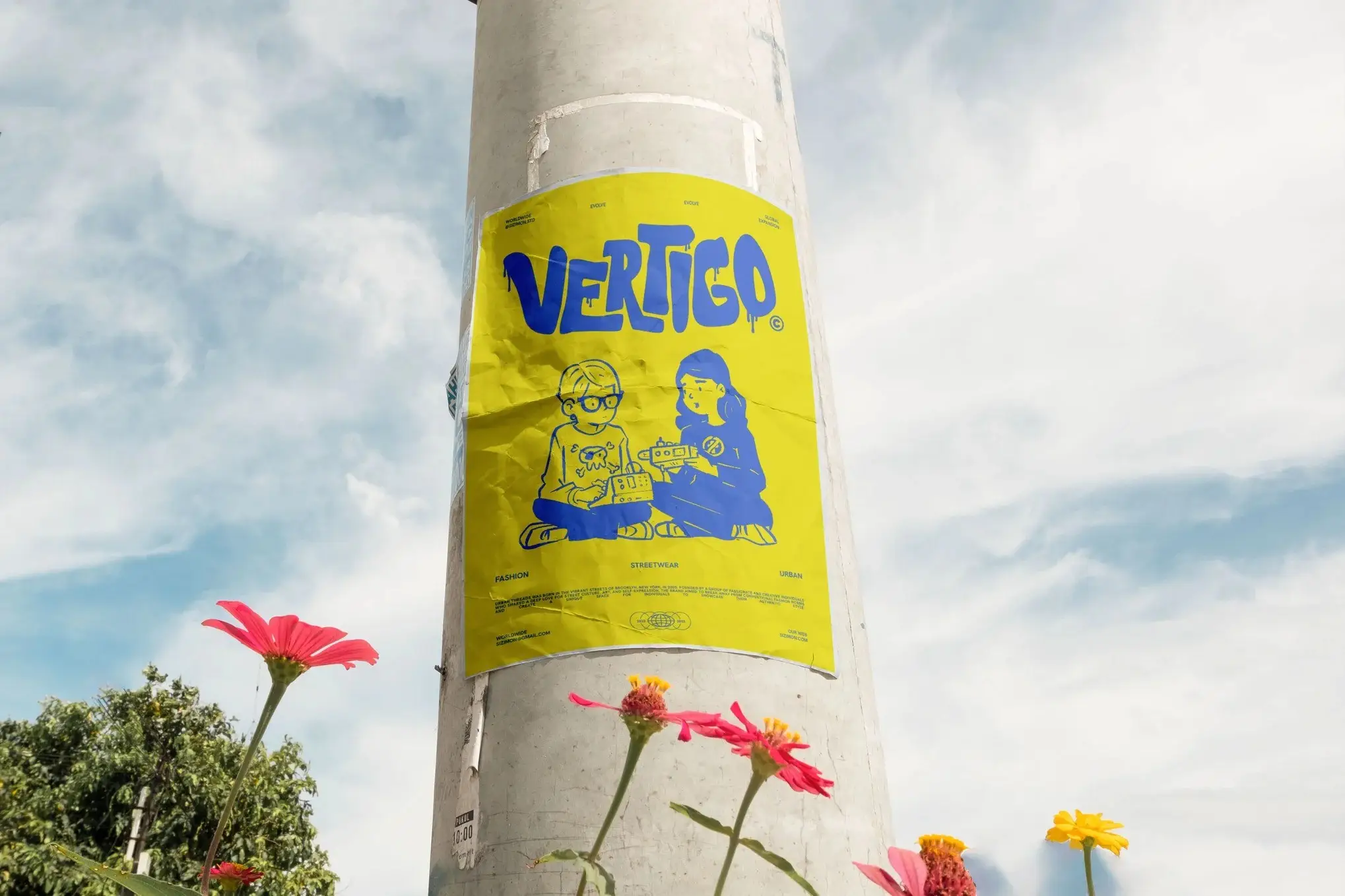Urban Wall Poster Mockup