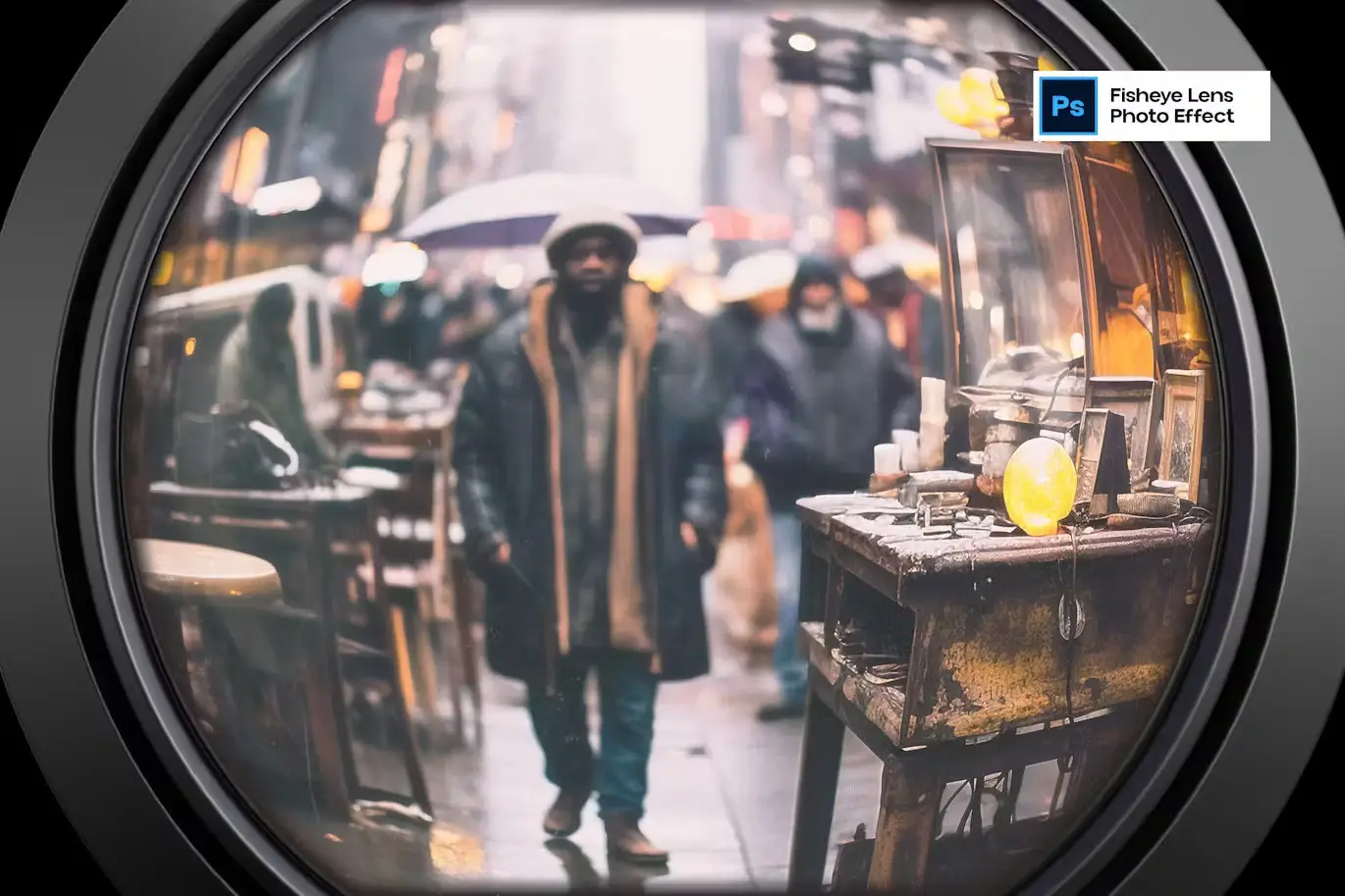 Fisheye Lens Photo Effect