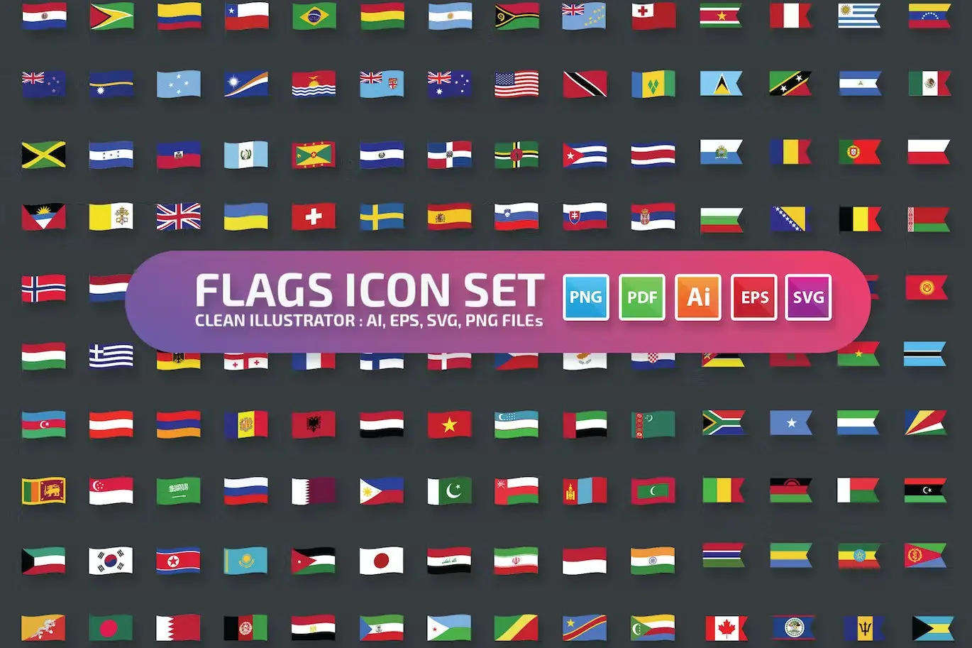 Flags Icon Set