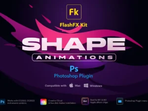 flashfx kit shapes animations 2d vfx plugin01