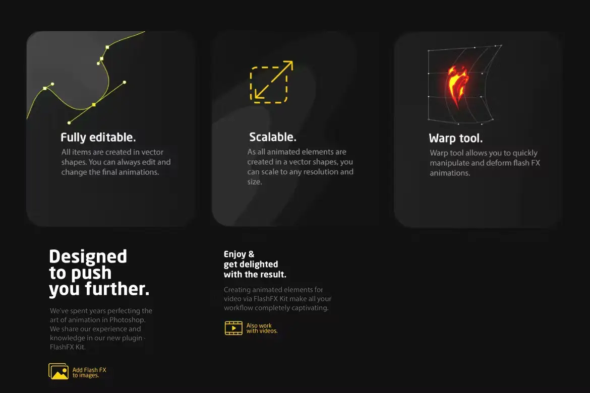 FlashFX Kit Shapes Animations for Photoshop - 2d Vfx Plugin 3 flashfx kit shapes animations 2d vfx plugin02