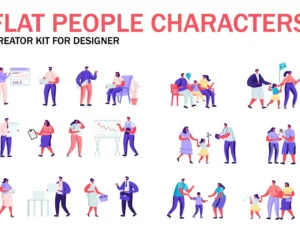 flat people character creator kit1