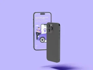 floating phone 14 screen mockup4