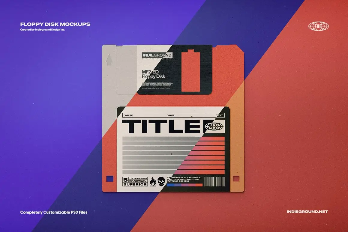 FLOPPY DISK MOCKUPS