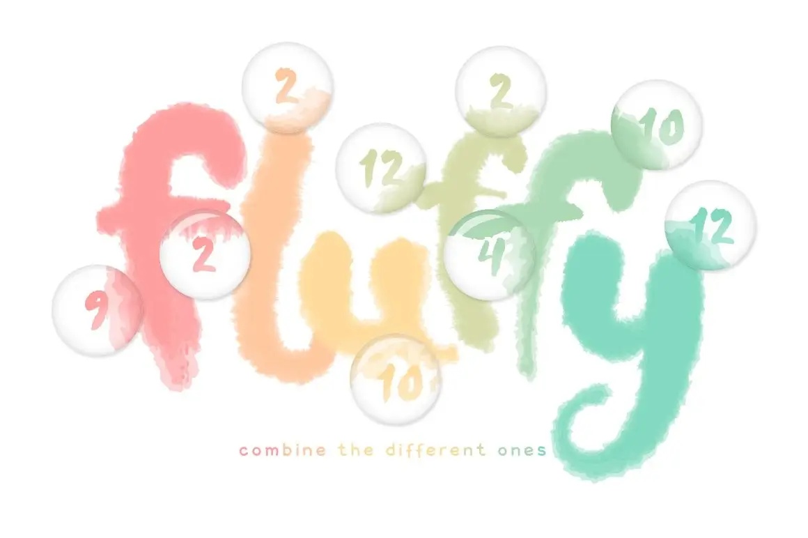 Fluffy Brushes for Illustrator