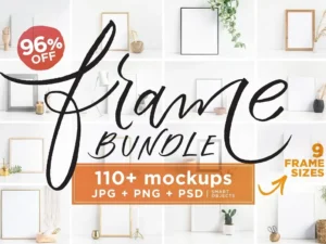 frame mockup bundle jpg png psd01