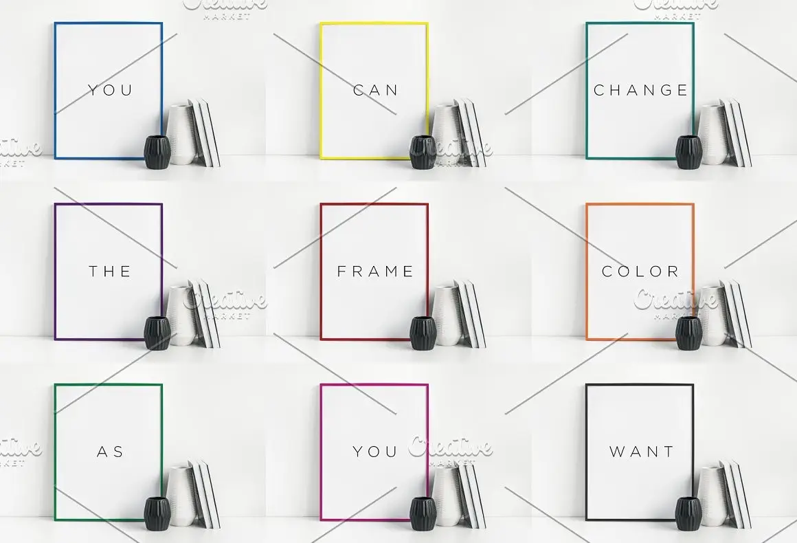 Frame Mockup Bundle JPG + PNG + PSD 6 frame mockup bundle jpg png psd09