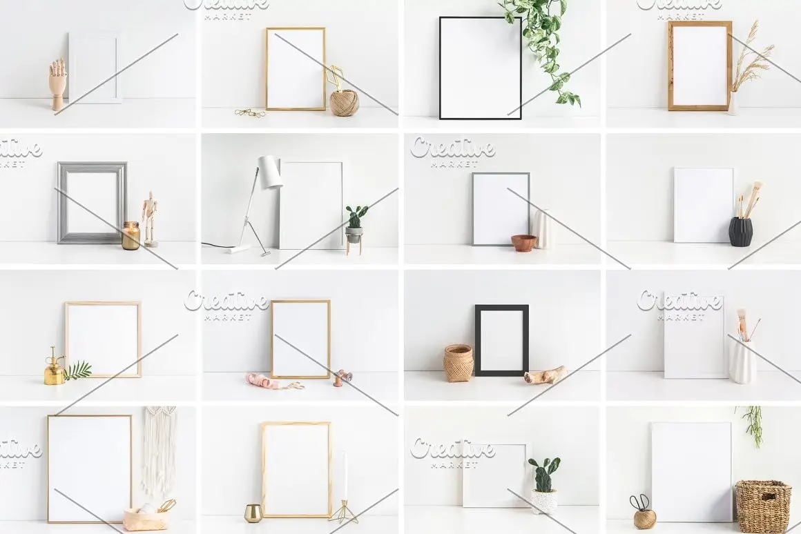 Frame Mockup Bundle JPG + PNG + PSD 13 frame mockup bundle jpg png psd12