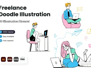 freelance doodle illustration1