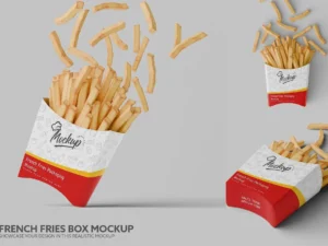 french fries box mockup1
