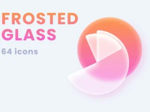 frosted glass icons set1