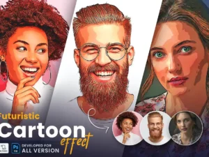 futuristic cartoon effect1