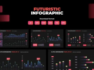 futuristic infographic template1