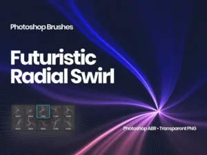 futuristic radial swirl photoshop brushes01 2