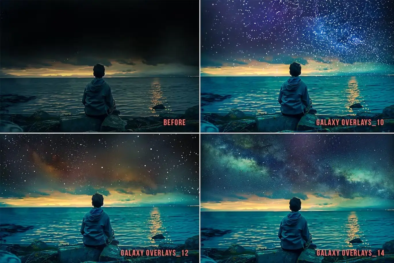 Galaxy starry night milky way photoshop overlays 6 galaxy starry night milky way photoshop overlays5