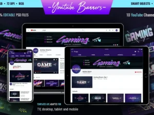 gaming youtube channel art1