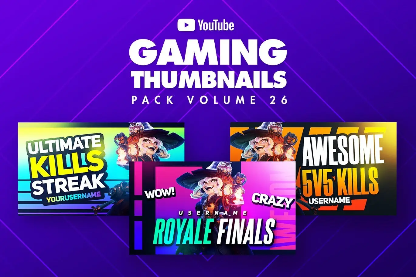 Gaming Youtube Thumbnails Pack 07