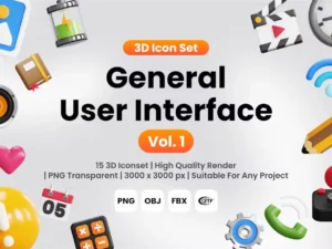 general ui 3d icons1