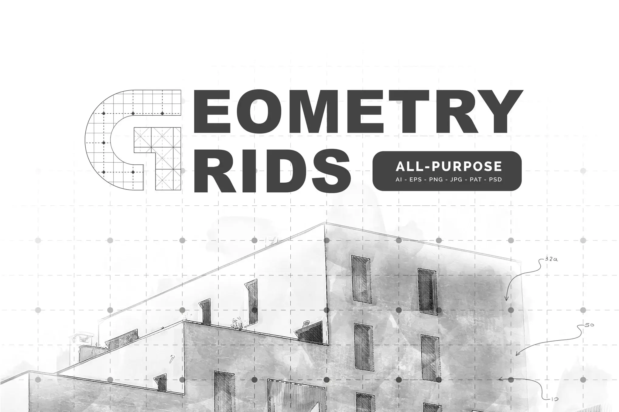Geometry Grid Background