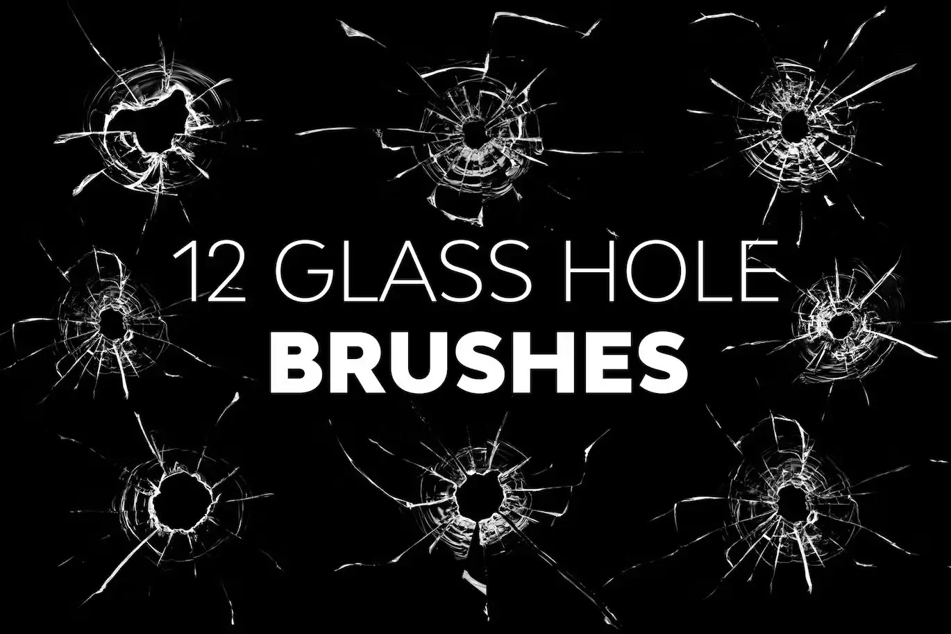Glass Hole Brushes