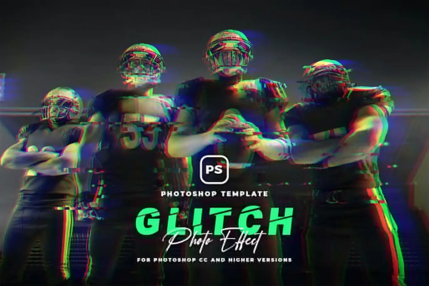 Glitch Effect Photoshop