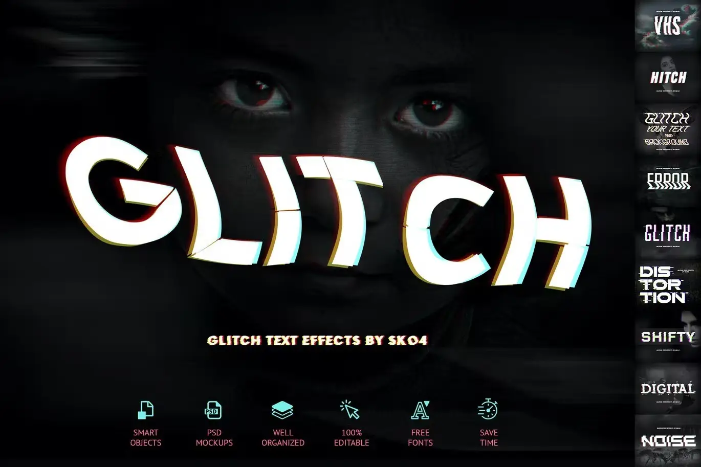 Glitch Effects - 10 PSD