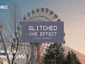 glitched vhs effect1