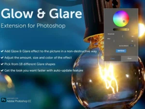 glow glare photoshop extension1