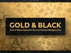 gold black abstract voronoi texture backgrounds1