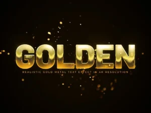 gold text effect1
