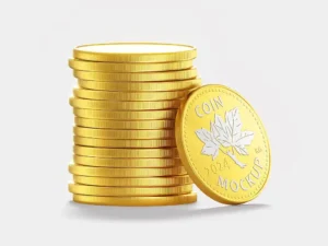 golden coin mockup2
