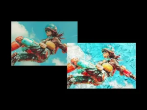 gouache paint photo effect3