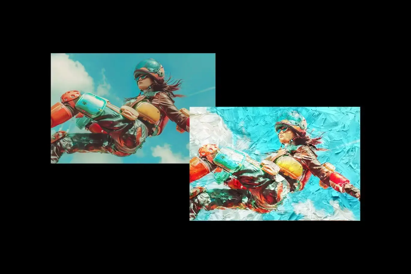 Gouache Paint Photo Effect