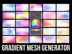 gradient mesh generator abstract background maker1
