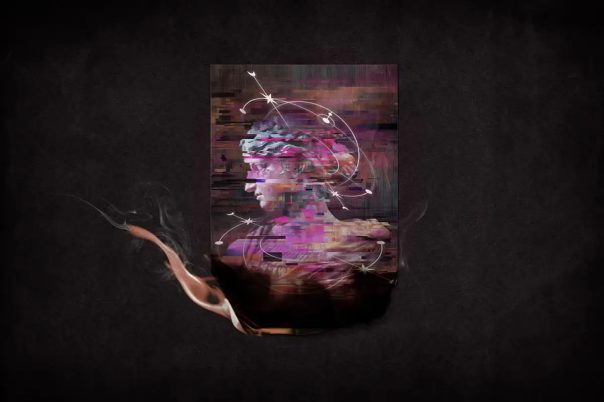 GLITCH SCULPTURES COLLECTION 3 gradient shapes collection 5