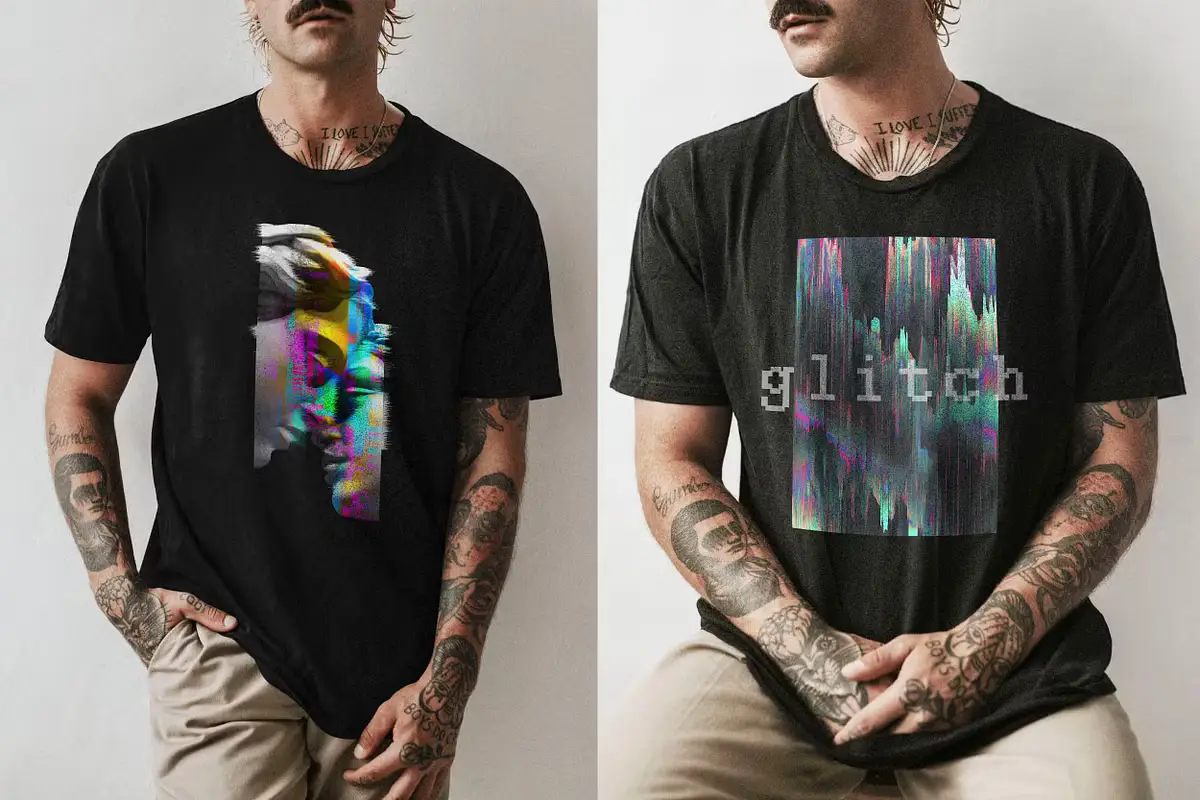 GLITCH SCULPTURES COLLECTION 10 gradient shapes collection 9